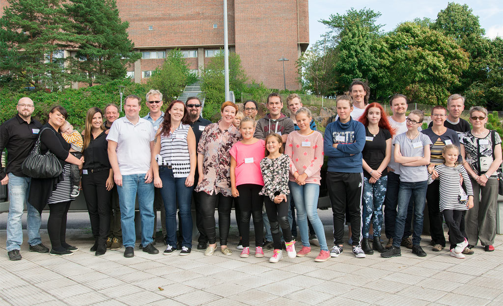 koko energiaperheporukan ryhmäkuva