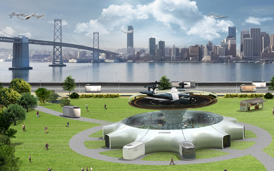 Eteläkorealainen Hyundai ja taksipalveluistaan tunnettu Uber ovat ottaneet tavoitteekseen tulevaisuuden lentotaksin kehittämisen.