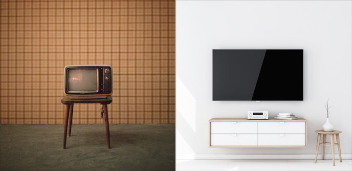 TV ennen ja nyt
