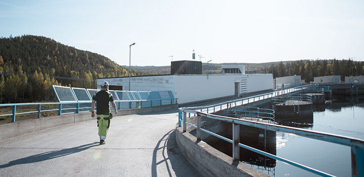 I Finland produceras ca 15 procent av elen med vattenkraft.