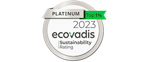 Korkein Ecovadis Platinum -luokitus