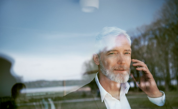 Kunden ringer till kundtjänst