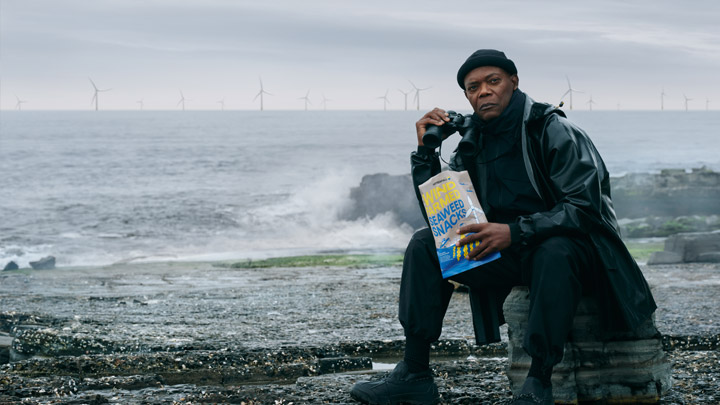 Samuel L. Jackson esittelee Seaweed snacksejä