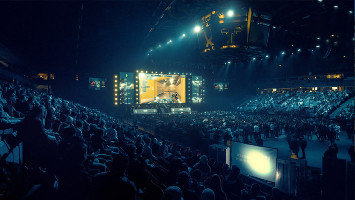 Elisa Masters esports tapahtuman yleisöä