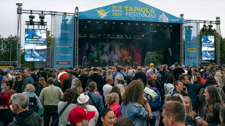 Vattenfallin ja HAVU pelipiste Tapiola Festivaaleilla