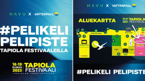 Tapiola festareiden kartta
