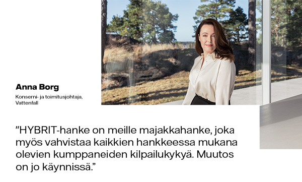 Anna Borg - Konserni- ja toimitusjohtaja, Vattenfall